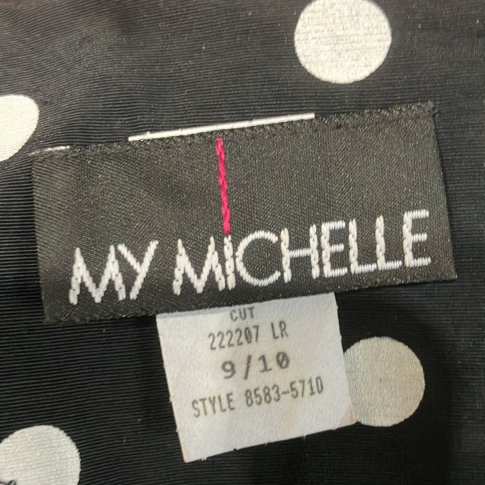 Vintage My Michelle Polka Dot Dress - Picture 4 of 4